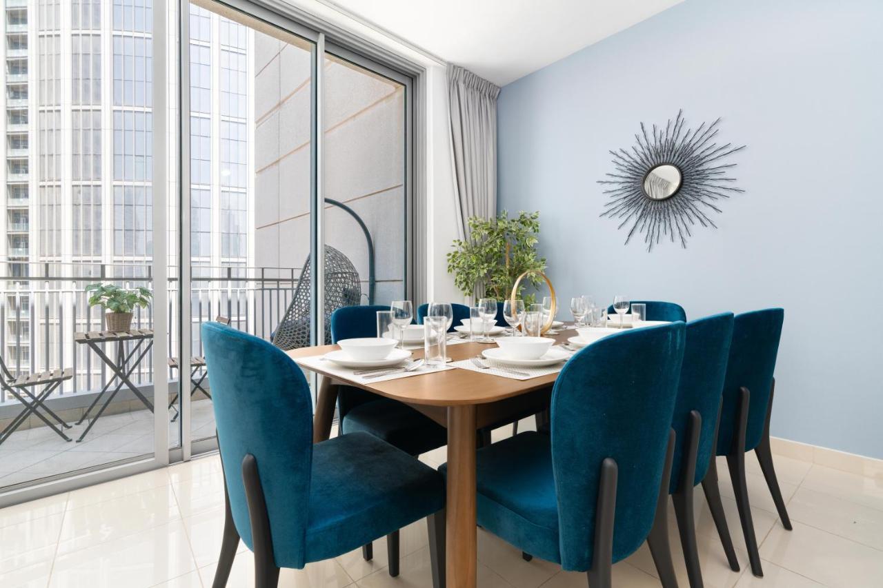 Ultimate Stay / 4 Beds / Burj Khalifa View Dubai Luaran gambar