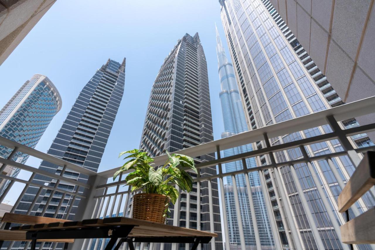 Ultimate Stay / 4 Beds / Burj Khalifa View Dubai Luaran gambar