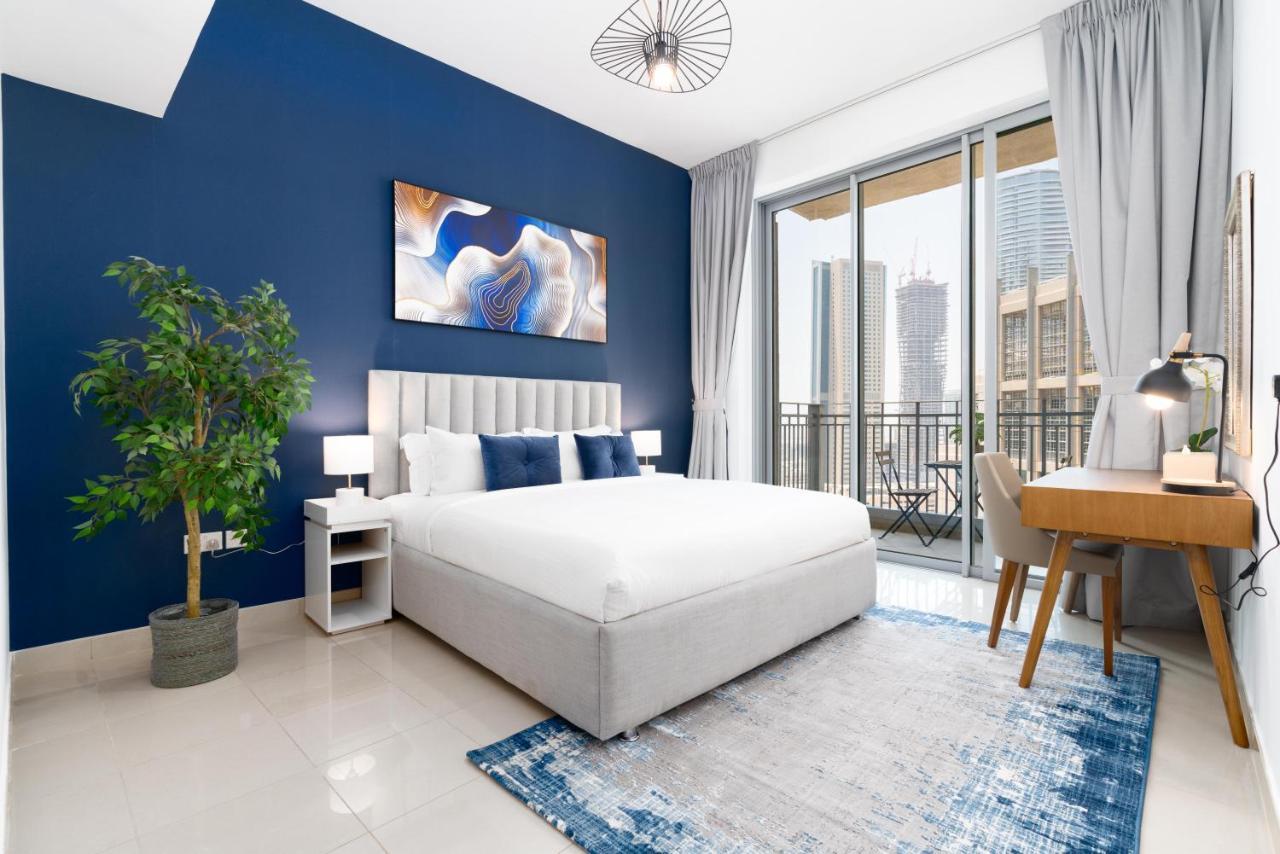Ultimate Stay / 4 Beds / Burj Khalifa View Dubai Luaran gambar
